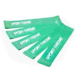 Sport-Thieme Set Of 5 "Performer" Rubber Bands -Sports-Fitness Equipment 135 7804